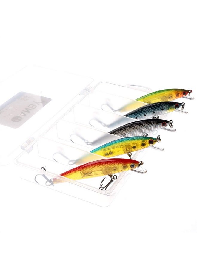 Wanby WANBY Proven Explosive Color Special Minnow Swimbait Vibrating Jigging Freshwater Saltwater Fishing Lures with Hook Fishing Tackle for Trout Bass Salmon  - Image 2