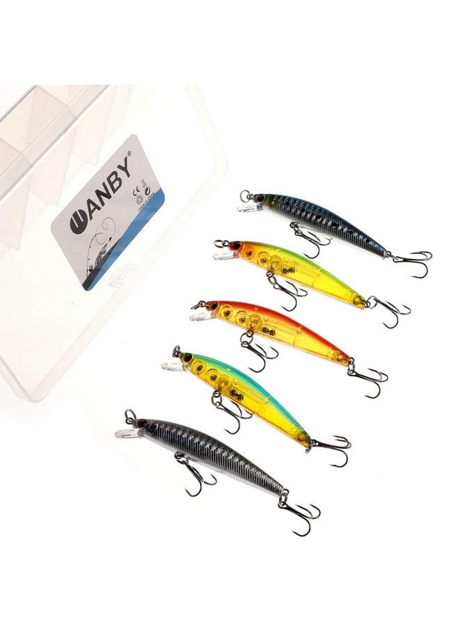 Wanby WANBY Proven Explosive Color Special Minnow Swimbait Vibrating Jigging Freshwater Saltwater Fishing Lures with Hook Fishing Tackle for Trout Bass Salmon  - Image 3