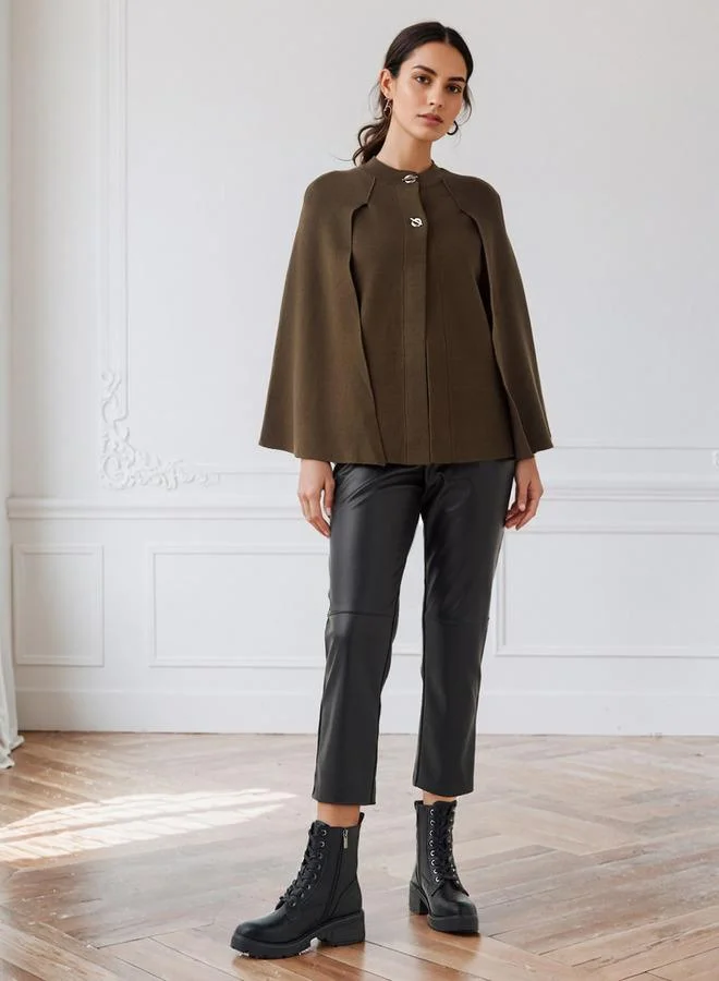 Iconic Iconic Relaxed Fit Cape Top