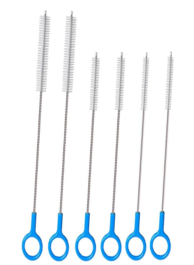 CIDYAUST Straw Cleaner Brush Set Multi-Size(10+12 Inch),Heavy Duty Straw Brush Cleaner with 3mm Thick Steel Wire,Straw Cleaning Brush with Flexible 2mm Steel Wire for Baby Bottle and Bendable Straws,6 Pcs. - Image 1