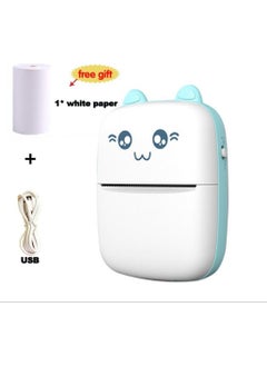 Qasul Portable Mini Pocket Printer Bluetooth Connected Compatible with Phone Computer and Tablet  - Image 2