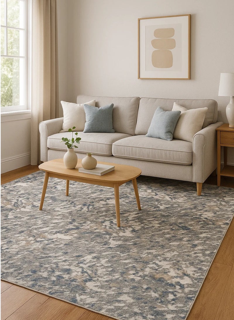 لوفت لومار،سجادة،120×170سم،قماش،رمادي،مضاد للانزلاق-55004-SP9-E - Image 1