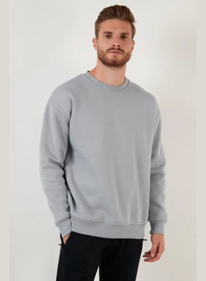 Buratti  Buratti Regular Fit Crew Neck Cotton Furry Soft Raised Sweat Men's SWEAT 5905255 for Men | Best Price UAE