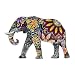 eDesign Colorful Floral Elephant Vinyl Sticker Waterproof Sticker Decal for Car Laptop Wall Window Bumper Sticker 5 Inch - Image 2