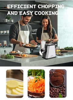 sokany Electric Cheese Grater, Electric Salad Maker ,800W Multi Grater, Fruit Cutter, Vegetable Slicer, Shredder,Food Processor with 5 Blades Set,SK-06029  - Image 4