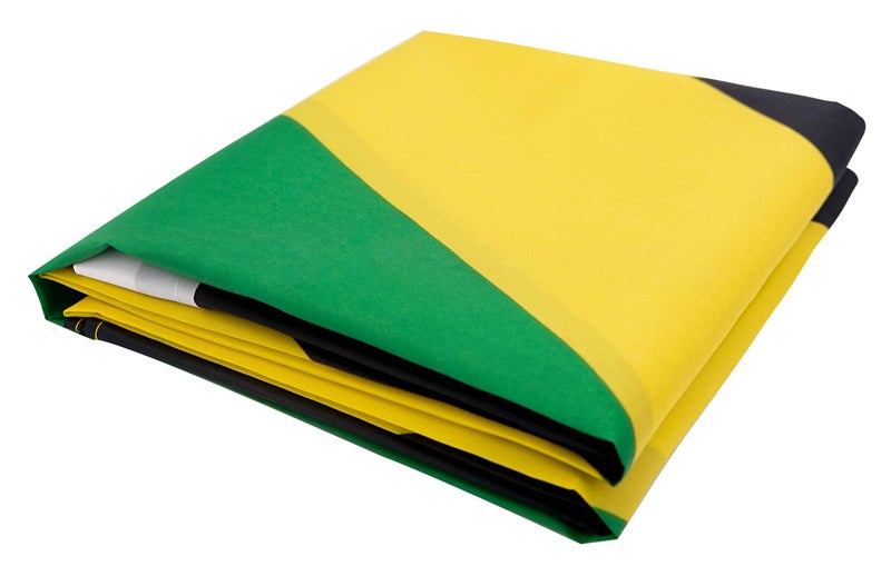 DANF FLAG DANF 2 Pack Jamaica Flag 3X5 FT Jamaican National Flags Polyester with Brass Grommets 3 X 5 Foot - Image 2