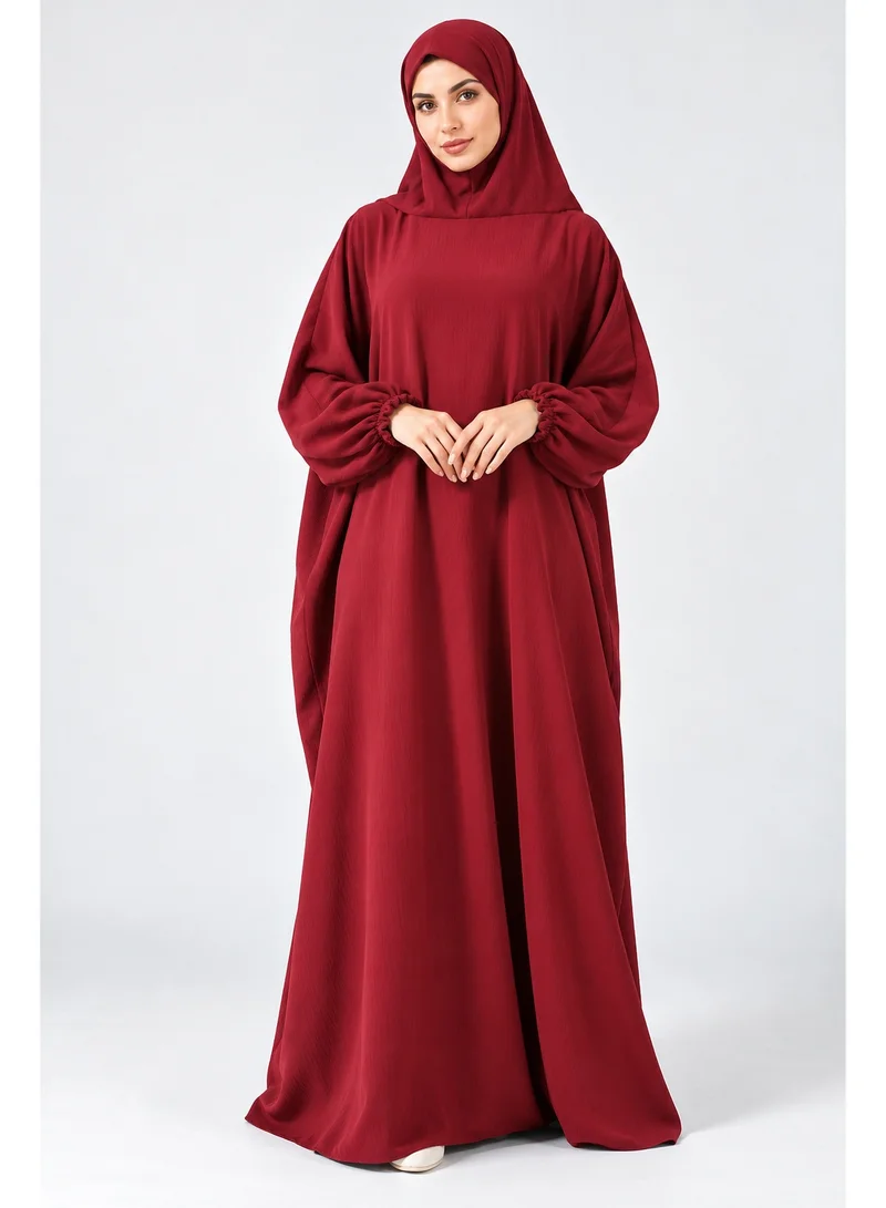 Neuness Neuness Women's Full Length CEY Fabric Hooded Prayer Dress Abaya