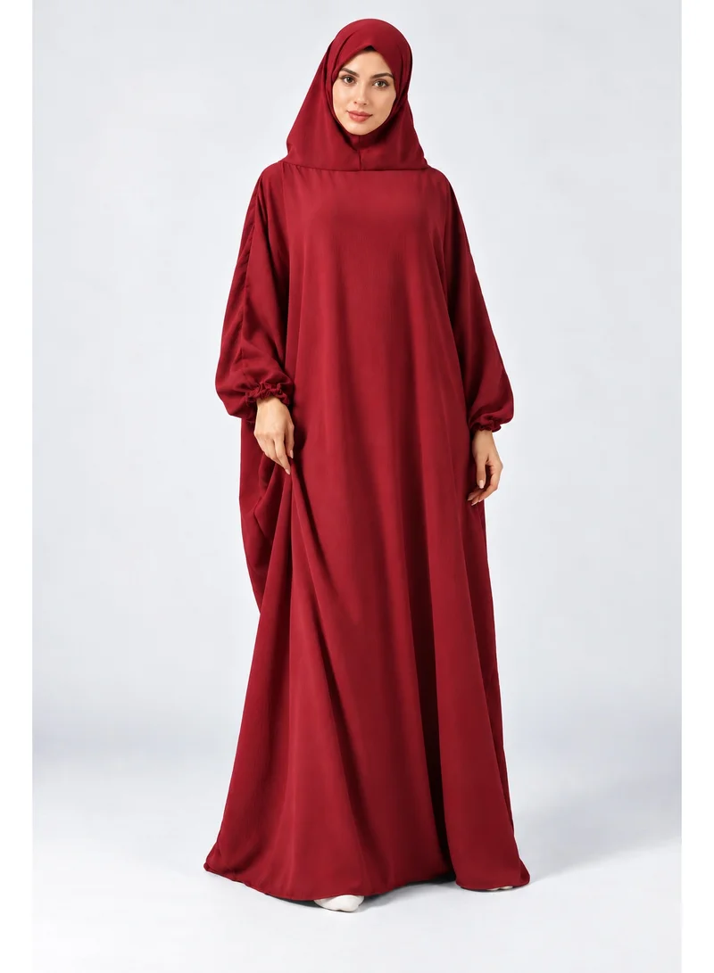 Neuness Neuness Women's Full Length CEY Fabric Hooded Prayer Dress Abaya