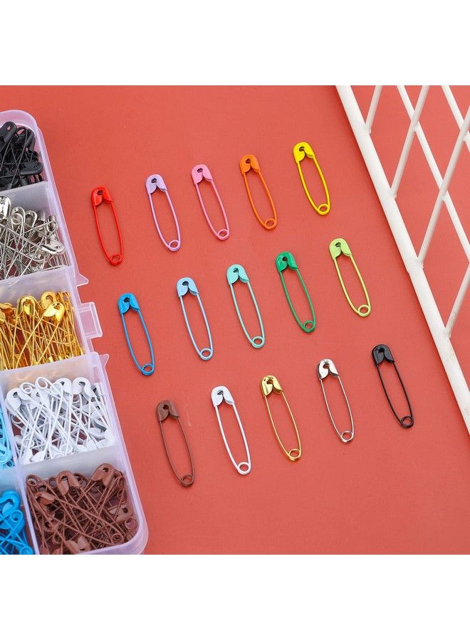 KINBOM 300Pcs 32Mm Colored Safety Pins 15 Colors Metal Safety Pins For Art Craft Sewing And Jewelry Making - Image 5