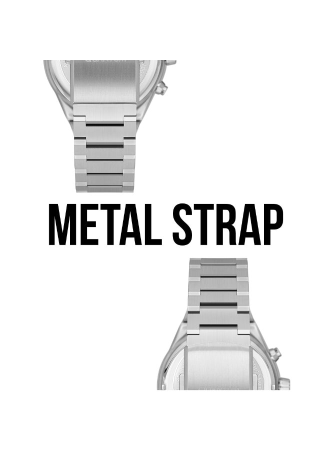 Quantum Men's Metal Chronograph Watch HNG1172.350 - 45 mm - Image 5