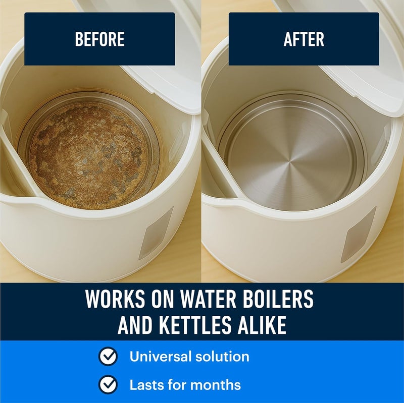 Essential Values Universal Descaler - Espresso Descaling Solution - Coffee Machine Cleaner - Critic Acid Tea Kettle, Urn, Water Distiller Cleaner - Image 4