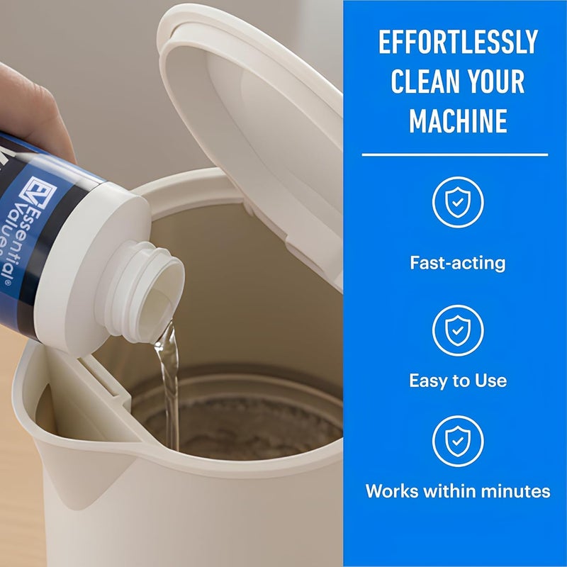 Essential Values Universal Descaler - Espresso Descaling Solution - Coffee Machine Cleaner - Critic Acid Tea Kettle, Urn, Water Distiller Cleaner - Image 3