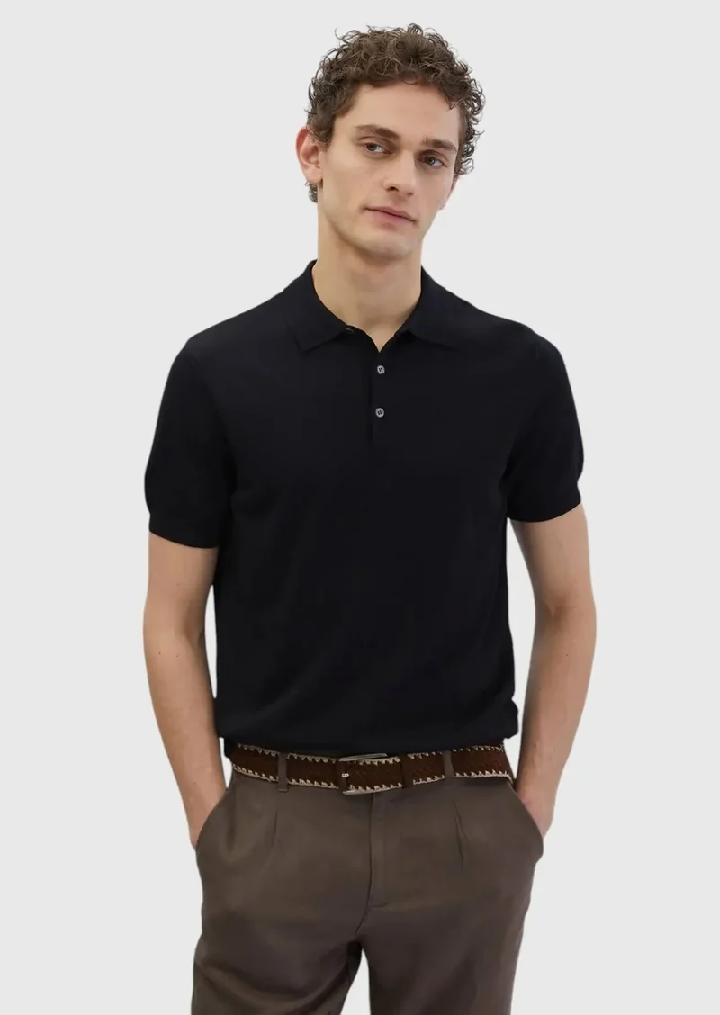 RAMSEY Black Knitwear