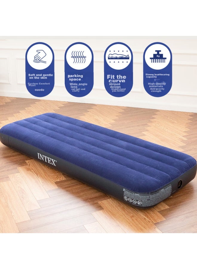 Intex 64756 Single Inflatable Bed, Car Bed, Portable Home Nap Bed, Thickened Outdoor Moisture-proof Mat, Tent Folding Bed N - Image 4