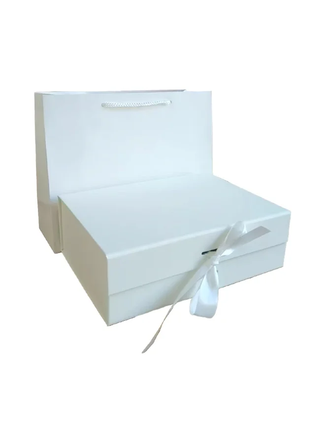 Luxury Gift Box with Bag Magnetic Closure and Ribbon Size 28.2 × 20.2 × 9.2cm, Gift…