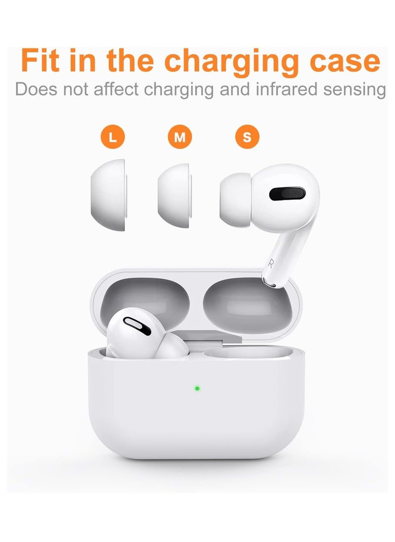 mriya - 12 Pieces Replacement Ear Tips For Airpods Pro/Airpods Pro 2, 2nd Generation With Noise Reduction Hole, Silicon Ear Buds Tips With Portable Storage Box - Image 1