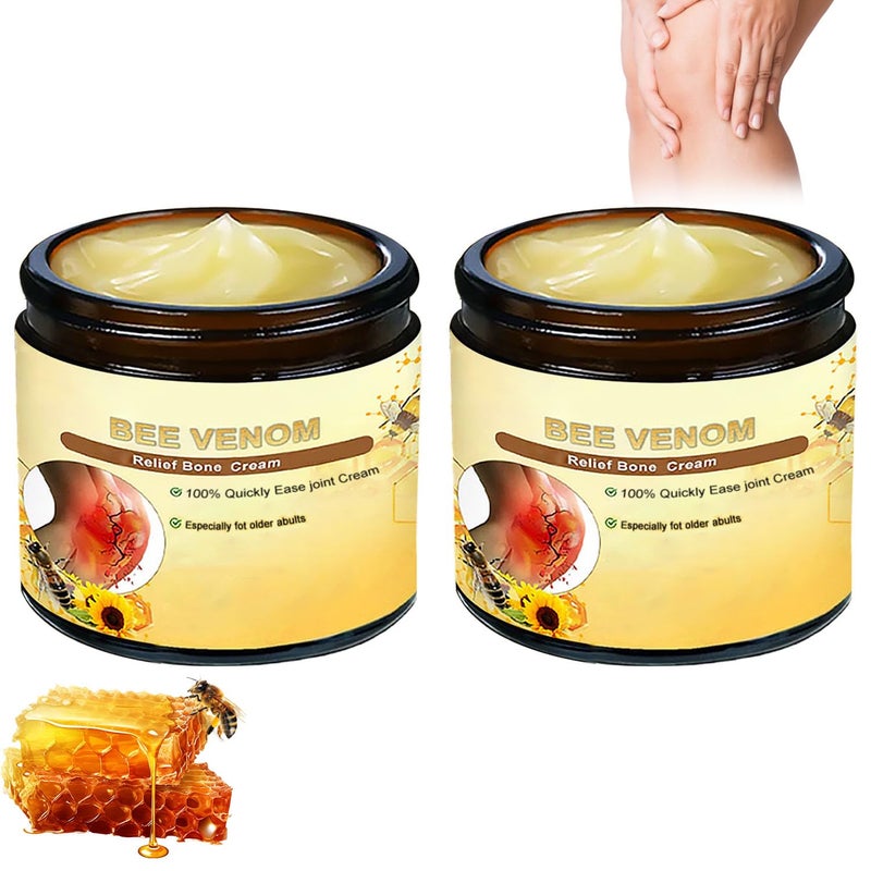 2 Pcs Bee Venom Joint Cream  Advanced Joint and Bone Cream Specially for Back Neck Hands Knees - Image 1