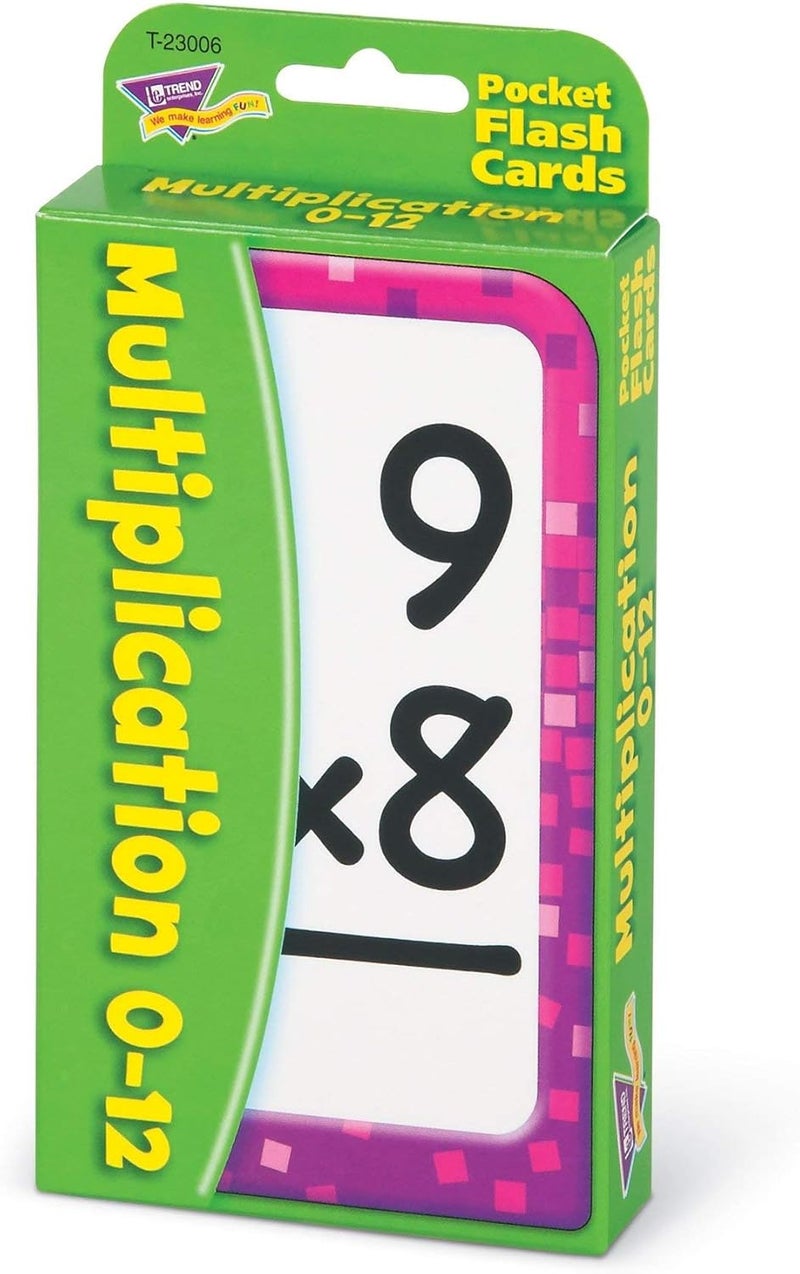 Trend Enterprises Multiplication Pocket Flash Cards - 56 Cards for Learning Math Skills - Image 5