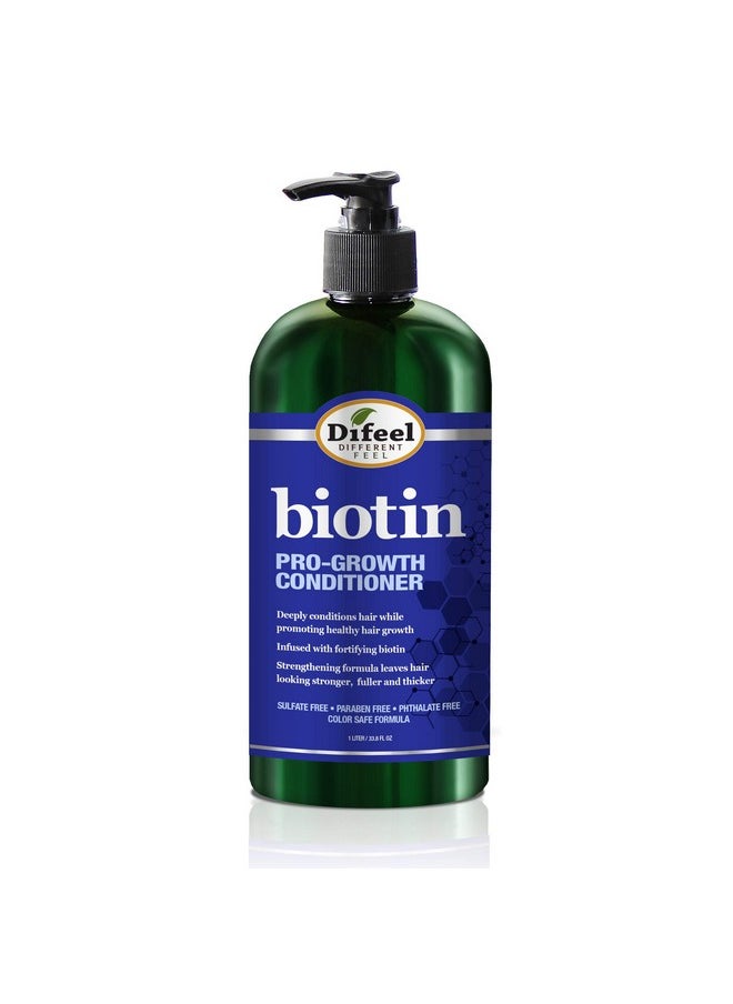 difeel Progrowth Biotin Conditioner For Hair Growth 33.8 Oz. Conditioner For Thin Hair  - Image 2