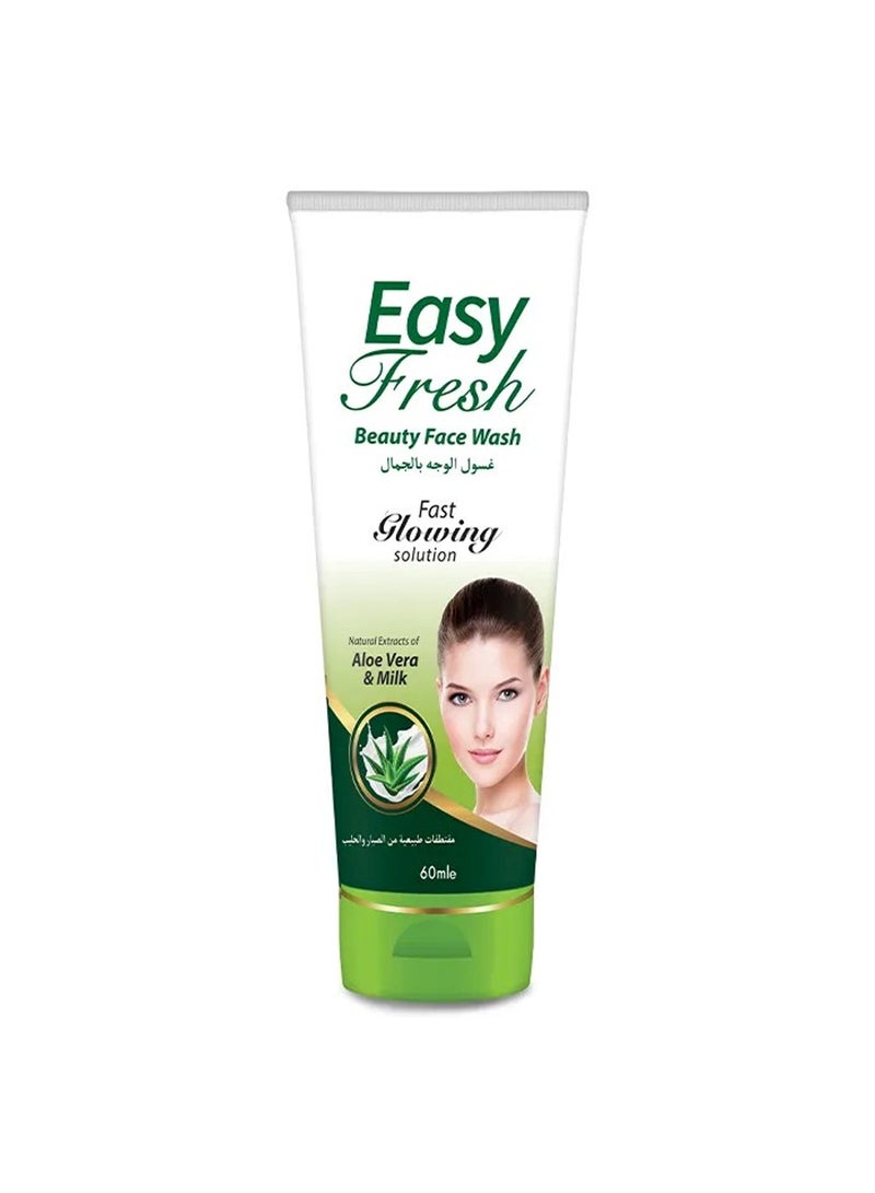 Easy Fresh Youthful & Radiant Glow to the Skin with Beauty Face Wash - Reduces Redness & Inflammation, Face Wash for All Skin Types 60ml - Image 2