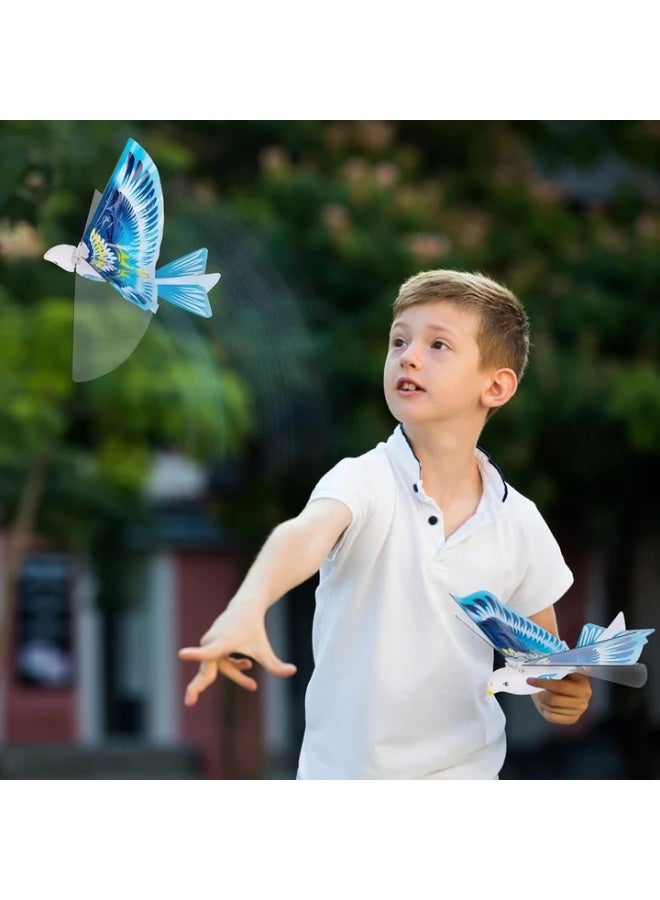 Space Electric Flying Bird Toy with Lights, Rechargeable Gliding Toy for Kids - Image 3