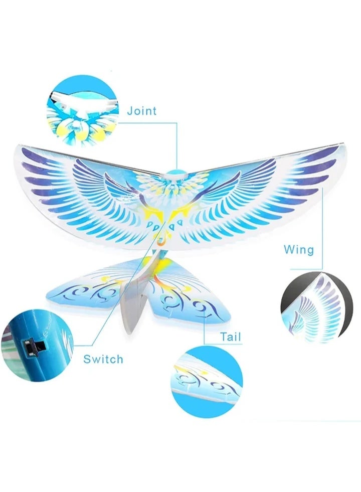 Space Electric Flying Bird Toy with Lights, Rechargeable Gliding Toy for Kids - Image 4