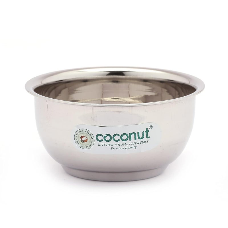 Coconut coconut Stainless Steel Lotus BowlVatiKatori Set of 6 Capacity 100 ml Each  - Image 4