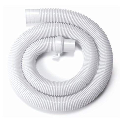 VALUE STORE 15 Meter Top loadSemi Load Washing Machine Outlet Drain Waste Water Hose Flexible Hose Pipe Pack Of 1 WHITE  - Image 1
