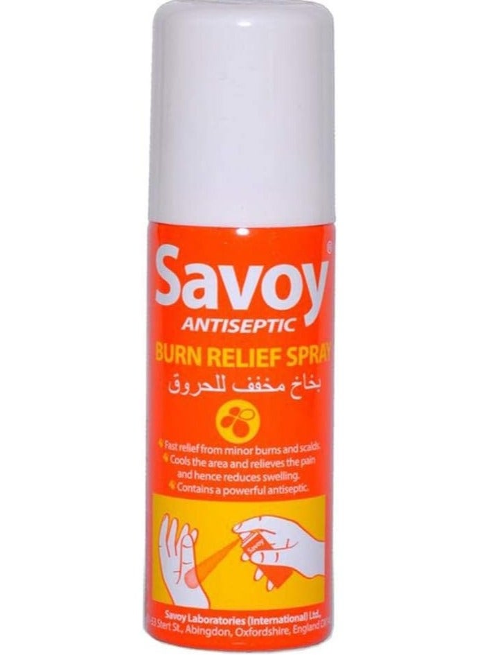 Savoy Antiseptic Burn Relief Spray- 50ML