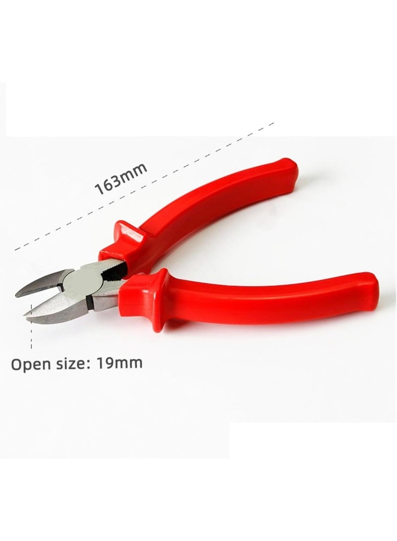GGOOT 5 Inches Universal Wire Cutter Cable Cutters Mini Diagonal Pliers Multifunctional Hardware Hand Tools Electrician - Image 2