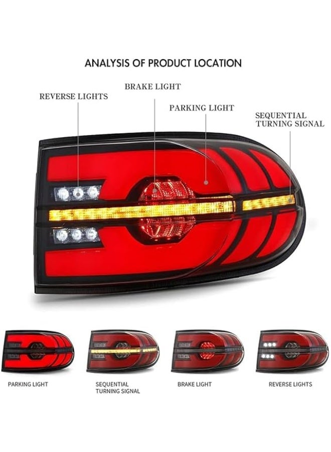 Tail Lights for FJ cruiser 2006-2020 LED Taillights Assembly Modified Lamp - Image 2