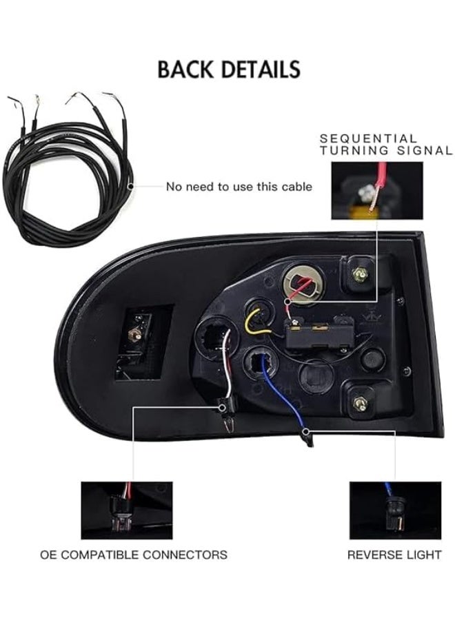 Tail Lights for FJ cruiser 2006-2020 LED Taillights Assembly Modified Lamp - Image 3