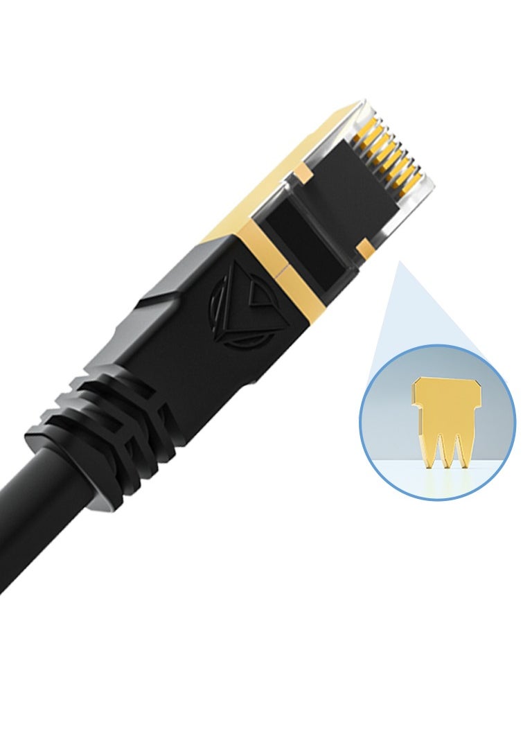 ASA High Speed CAT8 Ethernet Cable 25m 40Gbps, 2000Mhz, SFTP with Gold Plated RJ45 Connector  - Image 4