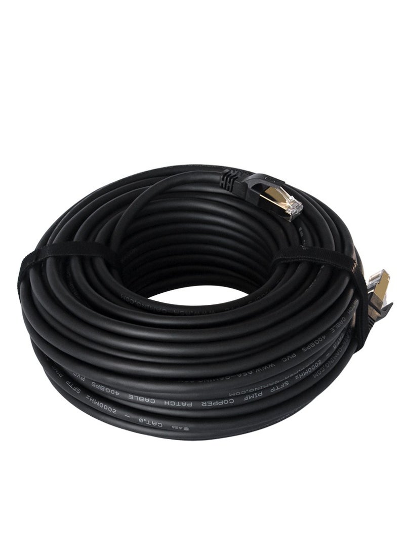 ASA - High Speed CAT8 Ethernet Cable 25m 40Gbps, 2000Mhz, SFTP with Gold Plated RJ45 Connector - Image 1