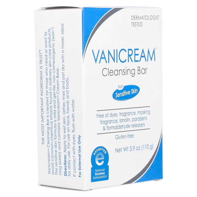 Vanicream Cleansing Bar 3.9 Oz (110 G) Pack of 4 by Vanicream - Image 2