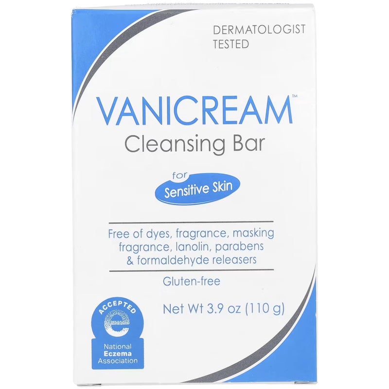 Vanicream Cleansing Bar 3.9 Oz (110 G) Pack of 4 by Vanicream - Image 1