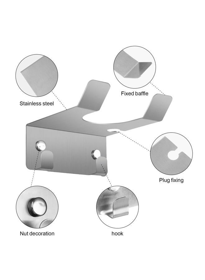 JWCE Hair Dryer Holder (Siver Hair Dryer Holder) - Image 3
