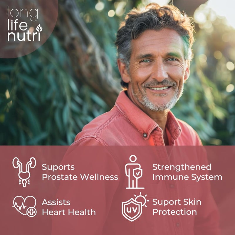 LongLifeNutri Lycopene 50mg 180 Vegetarian Capsules  Supplement Health  Natural Tomato Extract NonGMO  Pure Powder - Image 4