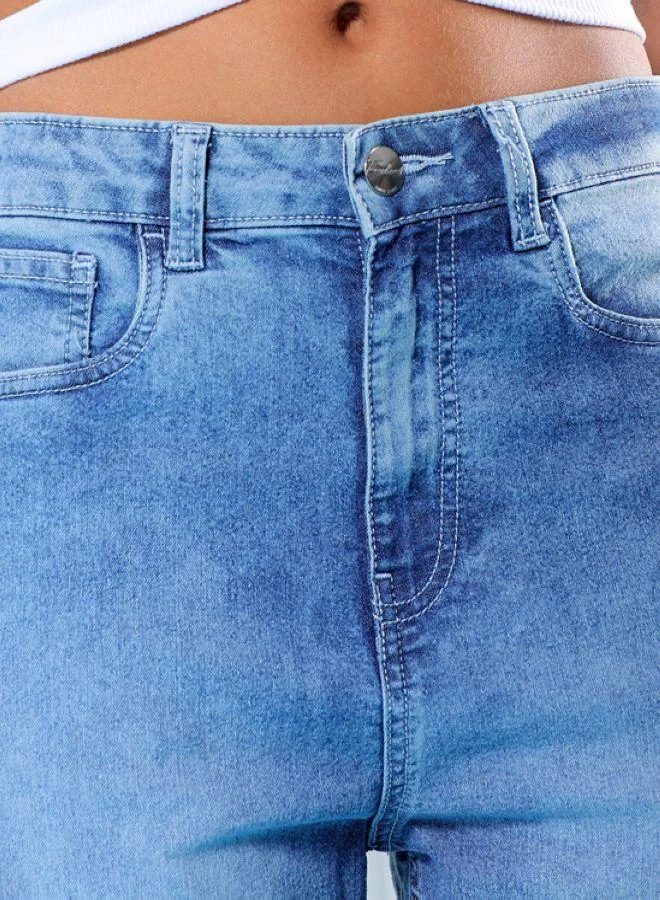Freehand  Women Straight Fit Solid High-Rise Jeans for Women | Best Price UAE