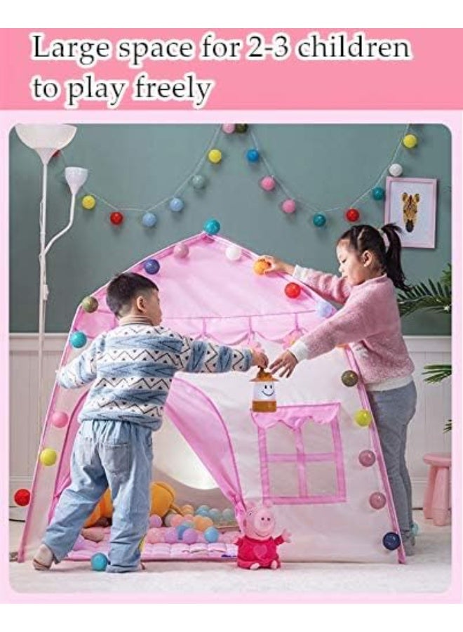 Floving Foldable Kids Play Tent – Indoor & Outdoor Playhouse with Toy Storage Space and Carry Bag (Blue) - Image 4