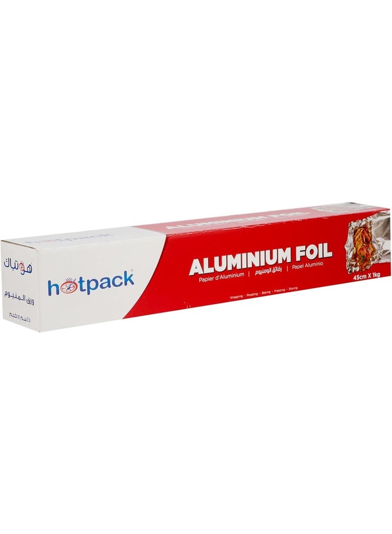 Hotpack Aluminium Foil 300mm Width, 1000g Gross Weight, Cooking-Storing-Wrapping - Image 1