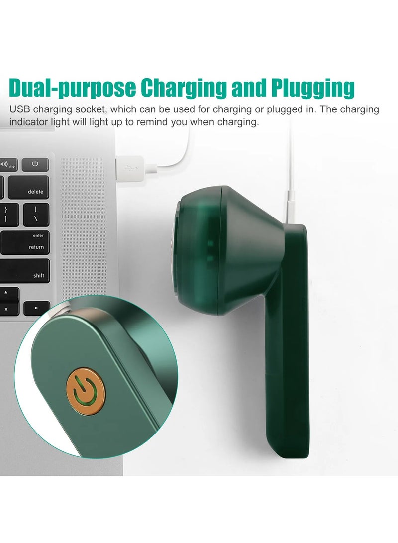 ماكينة إزالة الوبر الكهربائية - قابلة لإعادة الشحن عبر منفذ USB، مزيل للوبر من الملابس والكنزات والأرائك والبطانيات والأثاث - مزيل وبر محمول - Image 5