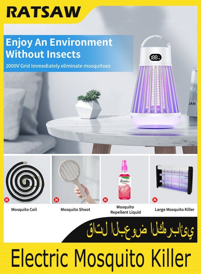 RATSAW Electric Mosquito Killer  Portable Bug Zapper and  Lamp  Multifunctional Outdoor Insect Repellent - Image 2