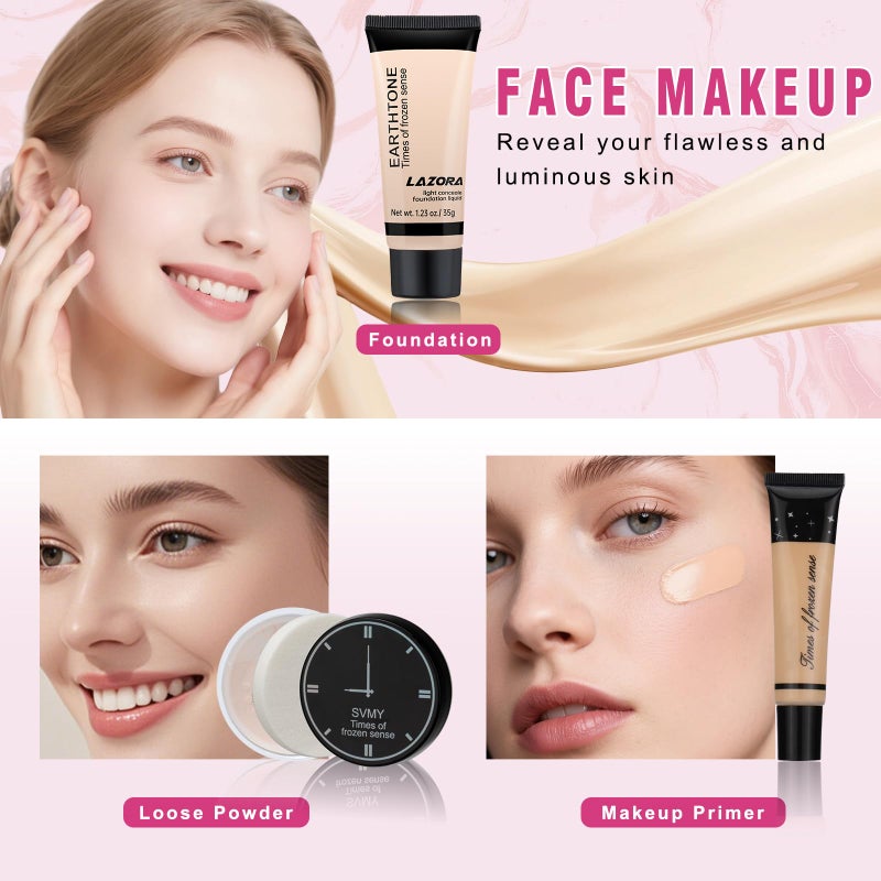 venshun Makeup Set for Teens Makeup Kits for Teens & Girls Women - Travel Makeup Kit for Women Full Kit with Eyeshadow Palette, Lipstick & Moreâ€‹, Make Up Set for Teenager Girls - Image 3