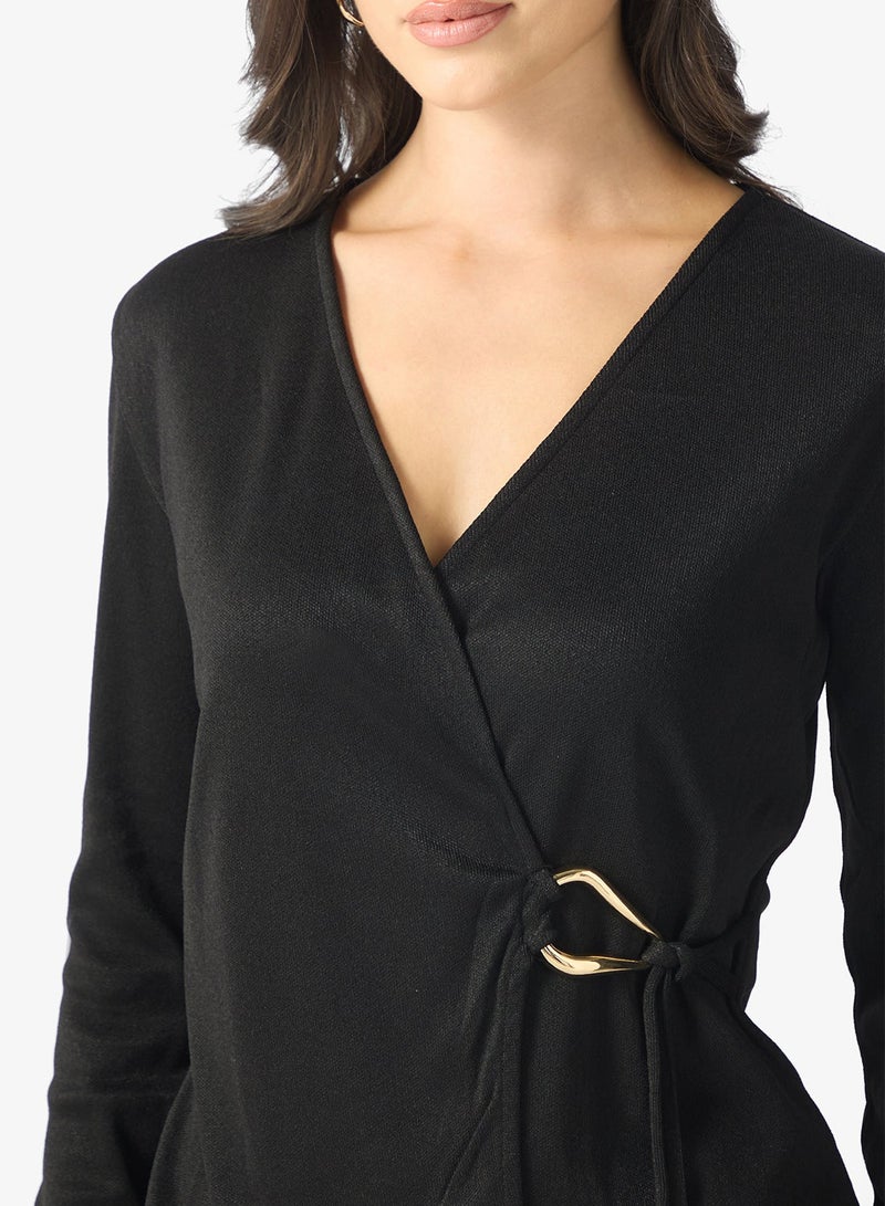 VERO MODA Vmlouisa Wrap V-Neck Top - Image 1