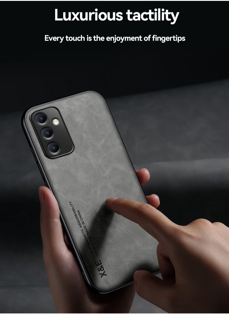 Color Fans - Case for Samsung A54 5G Cover Bumper Built-in Metal Plate Light Grey - Image 1