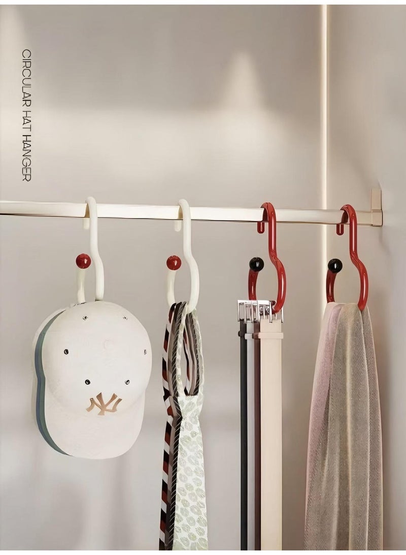 Multi-Functional Hat & Clothing Hook, Space-Saving Home Storage Essential for Hats, Bags & Underwear with Non-Slip & Trace-Free Design - Image 2