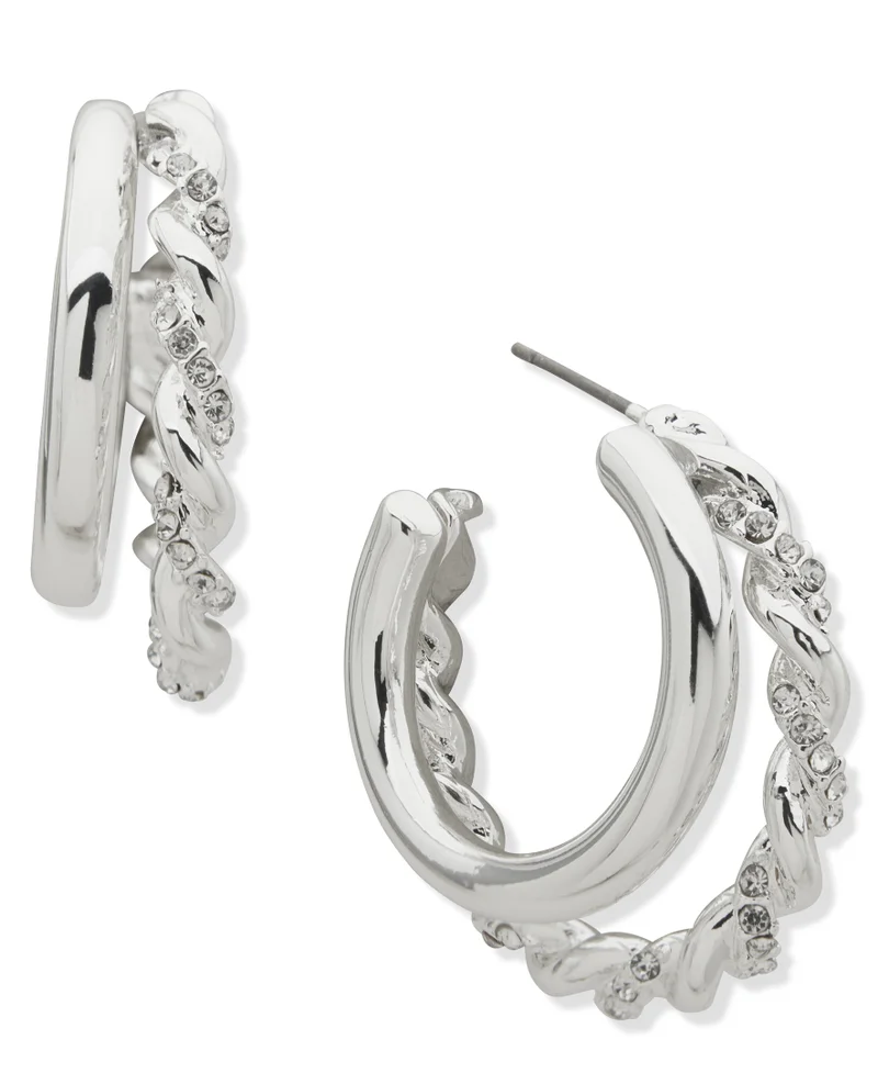 double hoop earrings