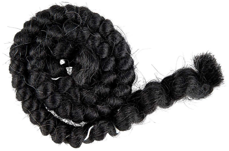 Mehron Makeup Crepe Hair 12inch Braid Black