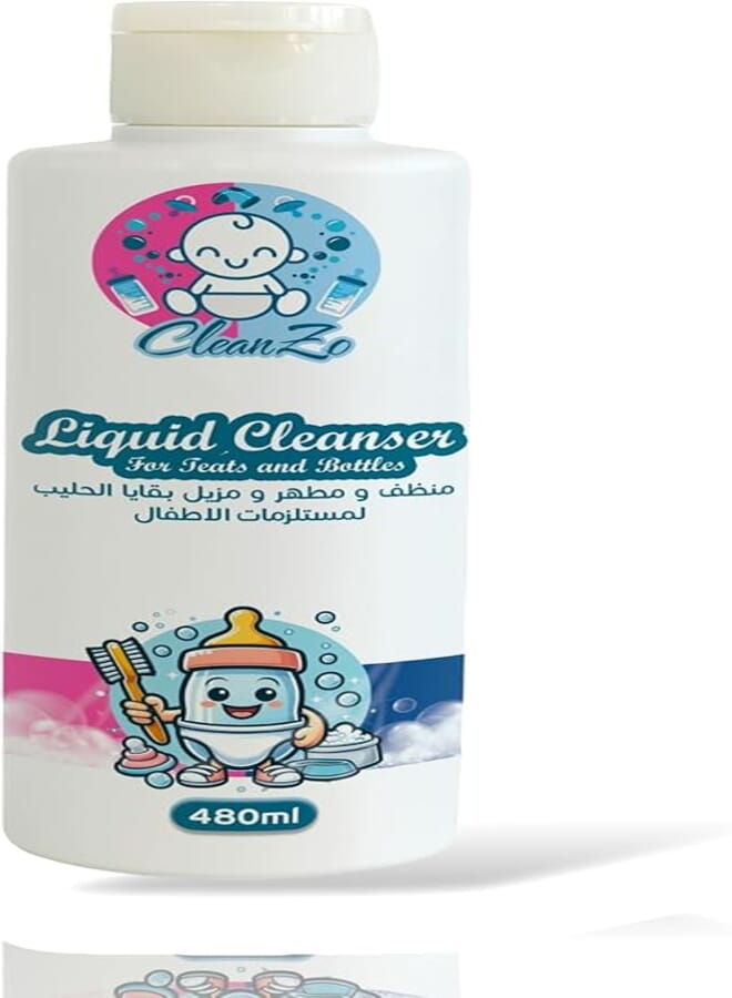 CleanZo Liquid Baby Bottles Cleanser 480ml